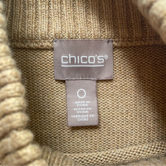 NWT Chico’s Touch of Cashmere Long Sleeve Tunic Size 0 - Picture 6 of 9